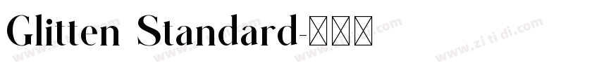 Glitten Standard字体转换